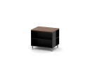 BRL RB014-80х60 Тумба для копира на цокольных опорах 800х600х690 Орех Вармия/Черный