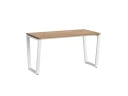 Стол прямой на U-образных опорах 800x700x750 RM003-8x7 Дуб Юстус/Белый
