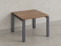 Журнальный стол с полкой 1000x600x550 RM183-10x6 Дуб Юстус/Серый