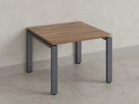 Журнальный стол с полкой 900x800x550 RM183-9x8 Дуб Юстус/Серый