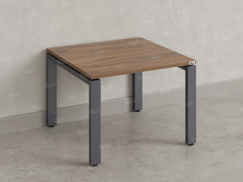 Журнальный стол с полкой 900x800x550 RM183-9x8 Дуб Юстус/Серый