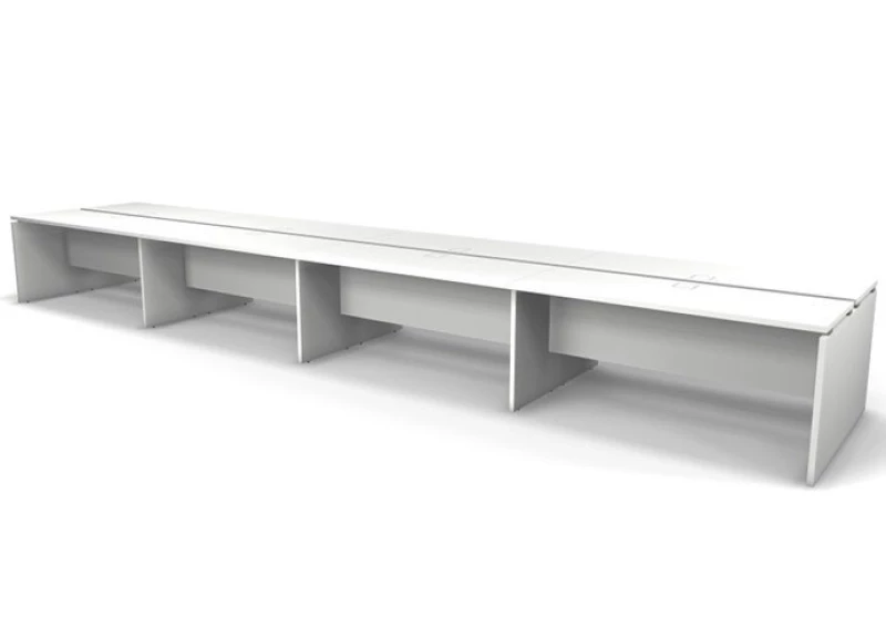 Двухсторонняя станция RE016 632x123x75 см Белый/Белый, Серия Еврова | Europe