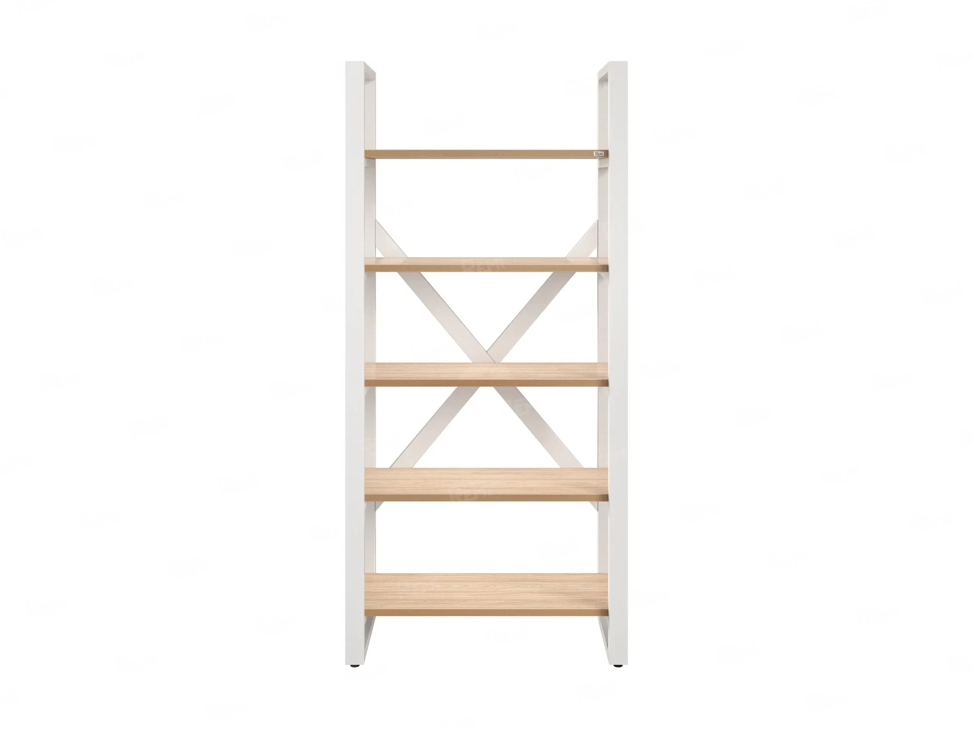 Стеллаж, 5 уровней 900x370x1920 RM131-90x37 Вяз Швейцарский светлый/Белый