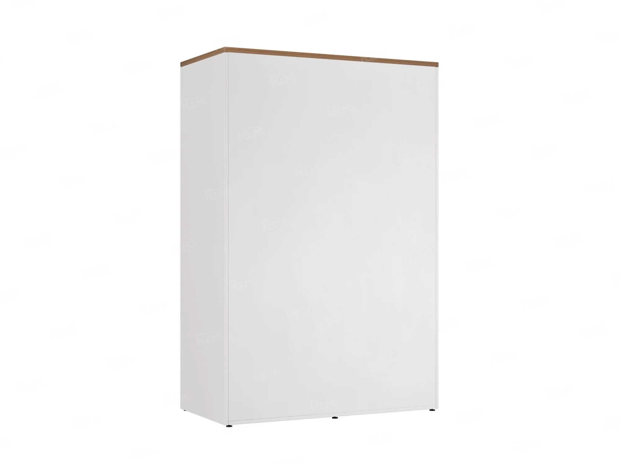 Шкаф-купе, регулируемые опоры, штанга, 1 полка 1200x600x1800 RM164-90x60 Дуб Юстус/Белый