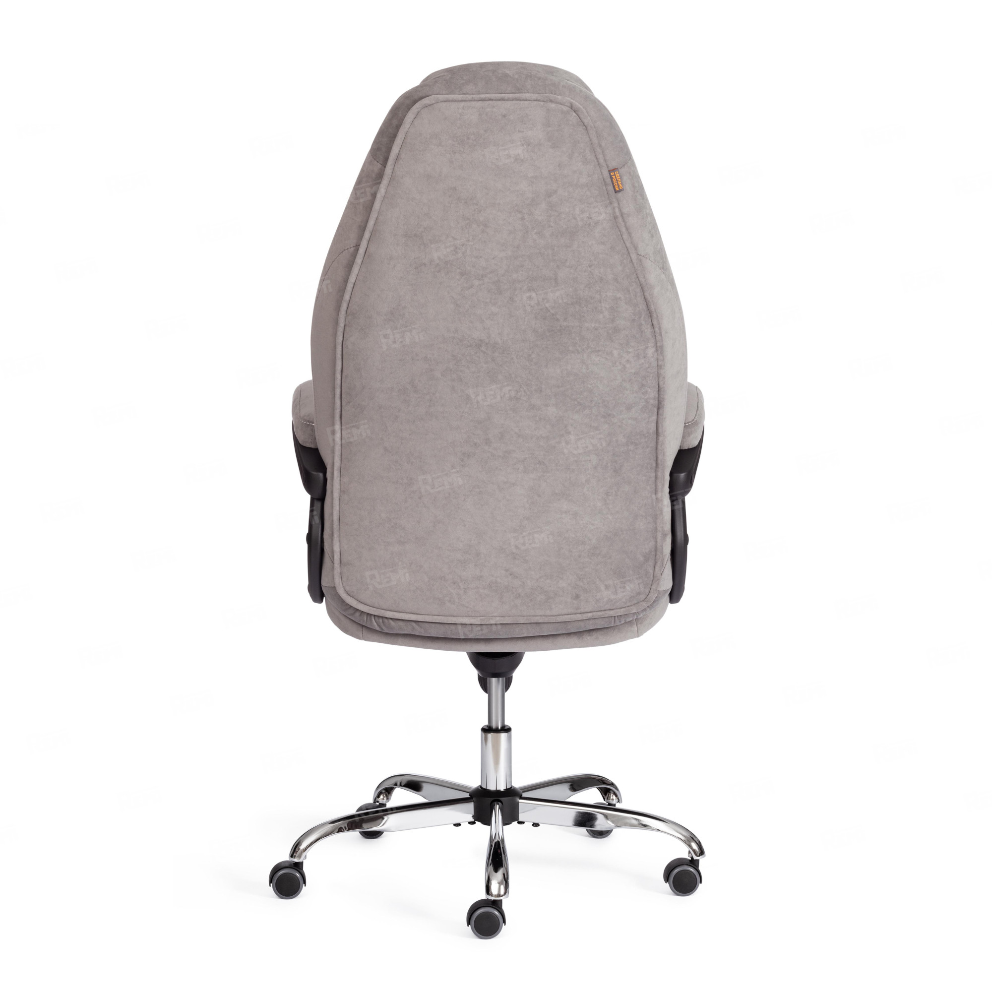 Кресло BOSS Lux Серый/Серый, Флок (арт. 19272)