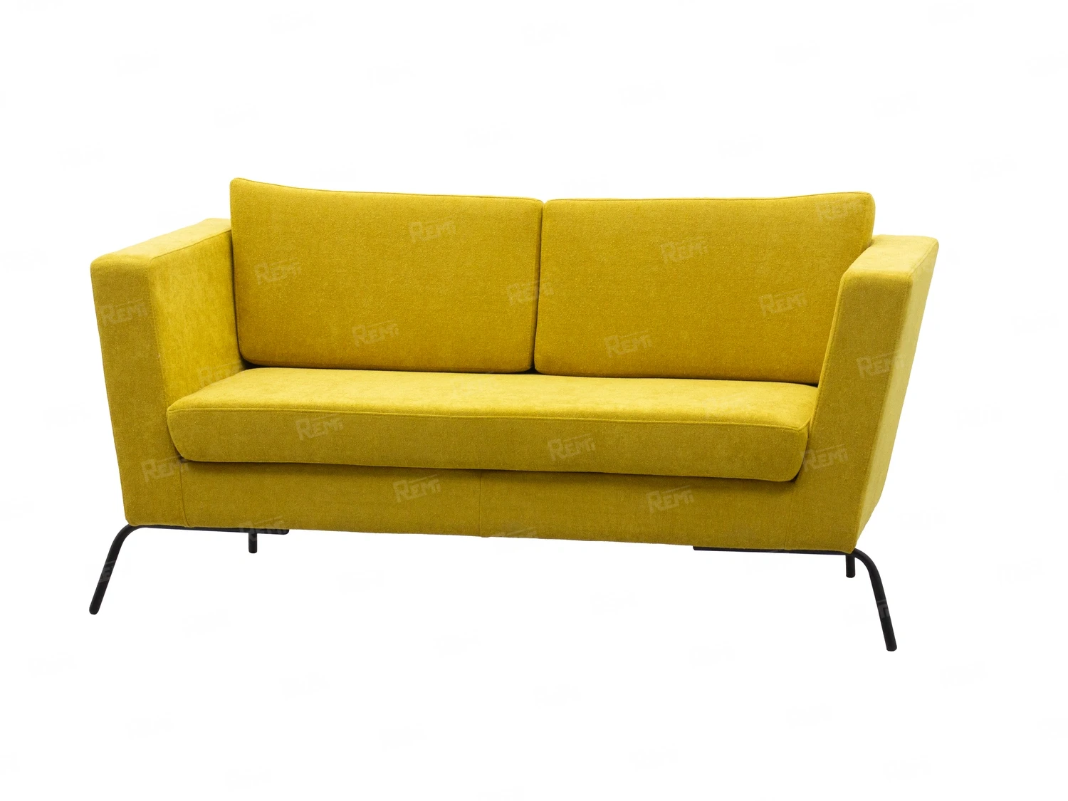 Диван Барк на 2 места цвет Желтый