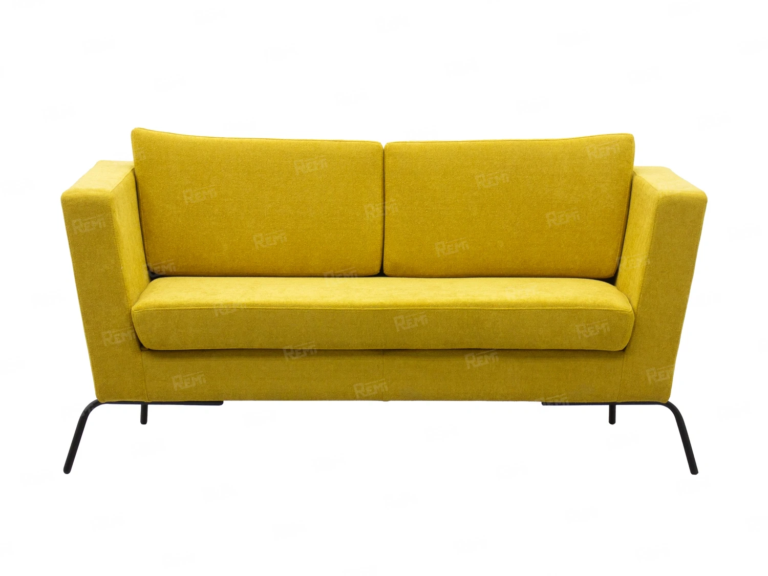 Диван Барк на 2 места цвет Желтый