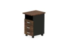 BRL RB091-45х58R Тумба приставная правая 450х580х740 Орех Вармия/Черный