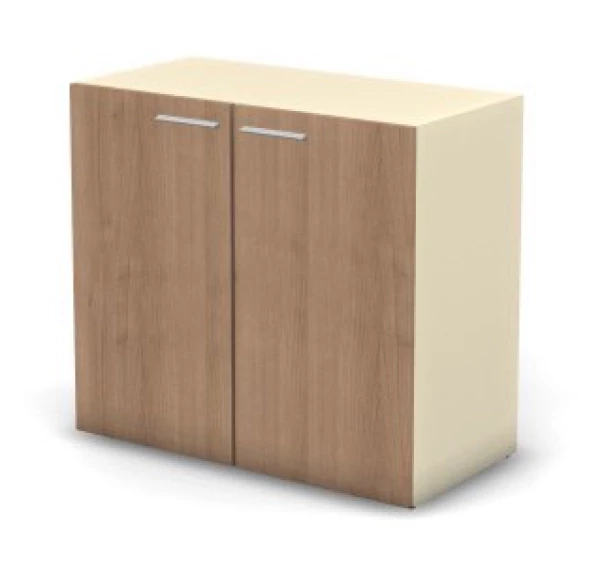 Шкаф низкий, RAC047 широкий 89,8x44,8x81,4см Акация Шеффилд/Кашемир, Серия Аккорд / Accord