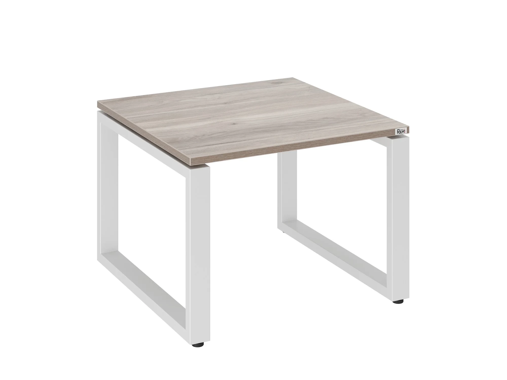 Журнальный стол с полкой 800x700x550 RM182-8x7 Дуб Маувелла/Белый