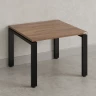 Журнальный стол с полкой 900x800x550 RM183-9x8 Дуб Юстус/Черный