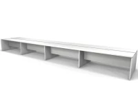 Двухсторонняя станция RE016 712x123x75 см Белый/Белый, Серия Еврова | Europe