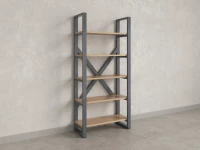 Стеллаж, 5 уровней 900x370x1920 RM131-90x37 Вяз Швейцарский светлый/Серый