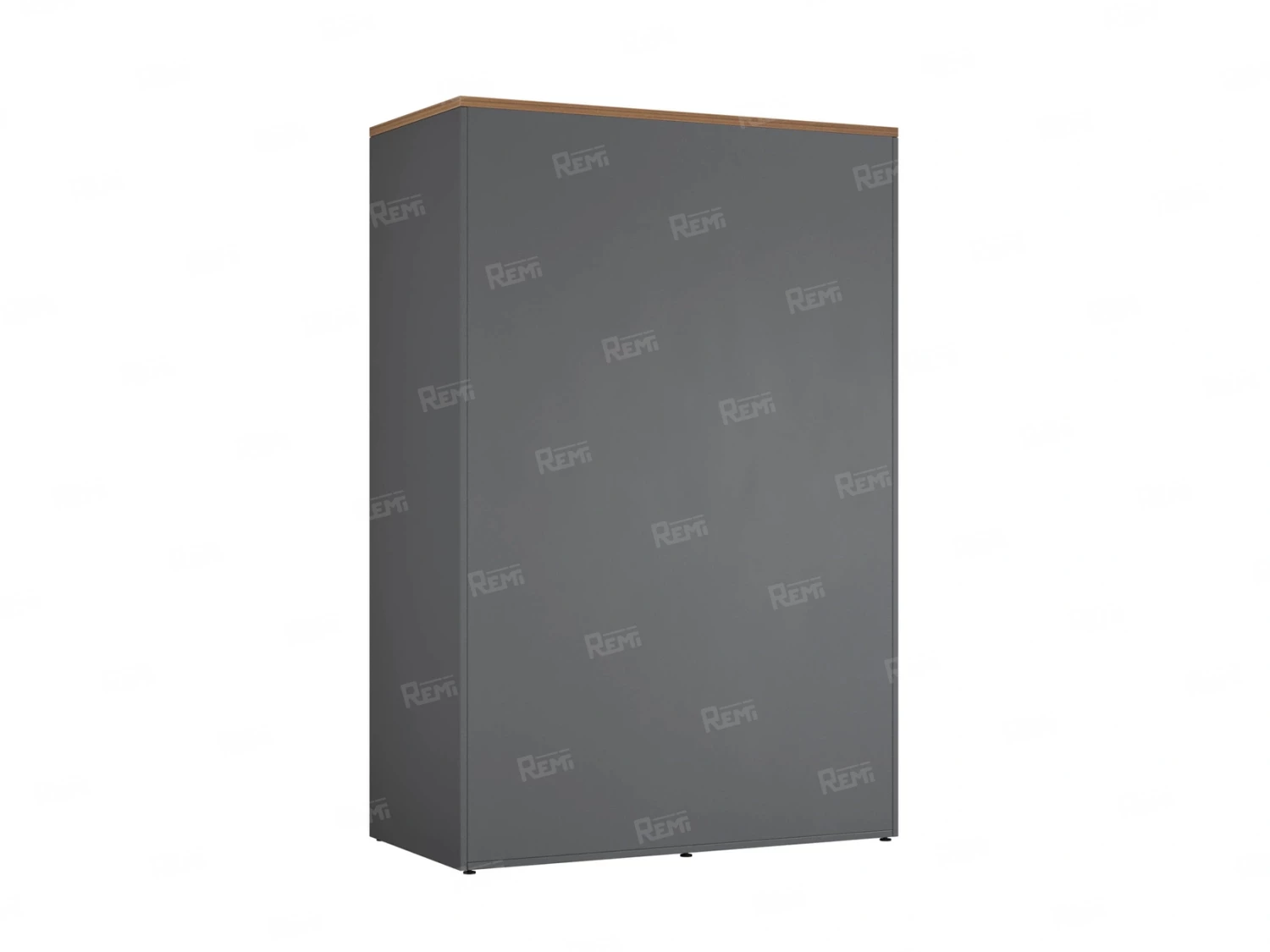 Шкаф-купе, регулируемые опоры, штанга, 1 полка 1200x600x1800 RM164-90x60 Дуб Юстус/Серый