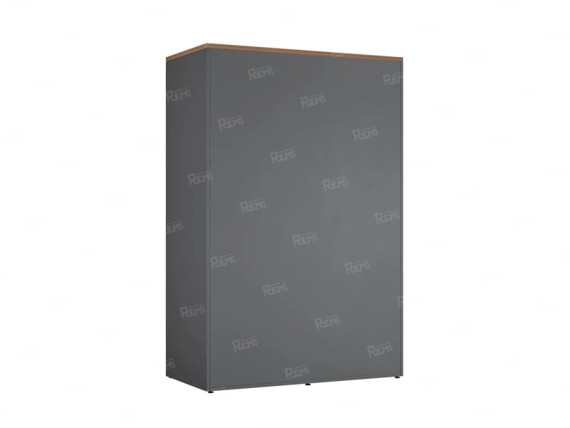 Шкаф-купе, регулируемые опоры, штанга, 1 полка 1200x600x1800 RM164-90x60 Дуб Юстус/Серый