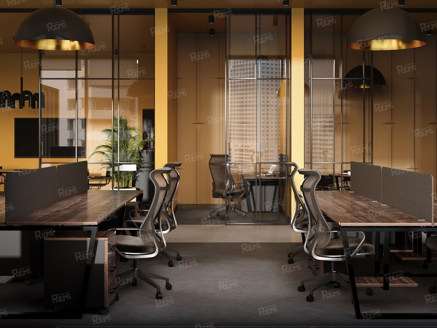 Серия РЕМИ МЕТАЛ | REMI METAL - в цвете: Дуб Апрельский шоколад/Черный