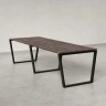 Cтол для переговоров, на V-обазном каркасе 2100x1400x750 RM082-210x140 Дуб Апрельский шоколад/Черный