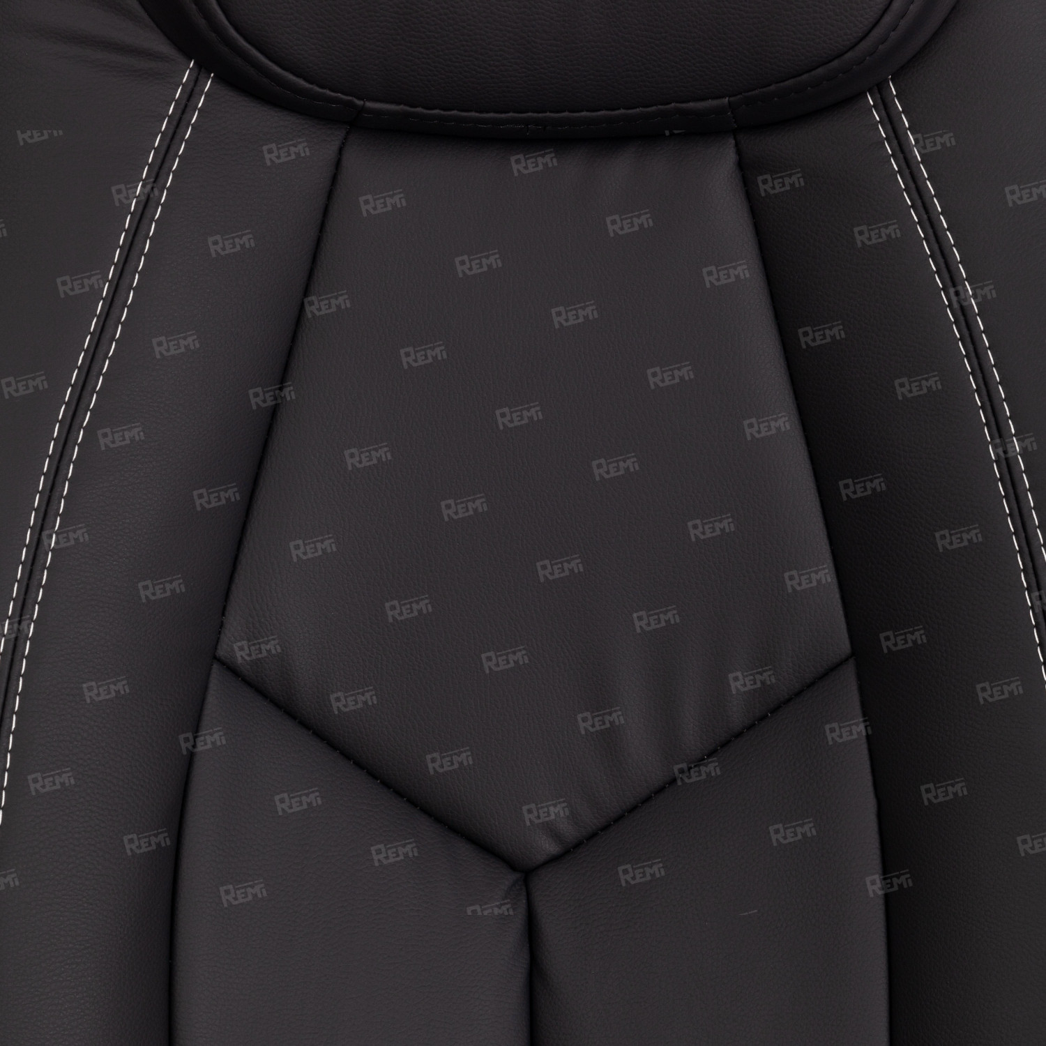 21151 Кресло BOSS Lux Черный/Черный, Экокожа