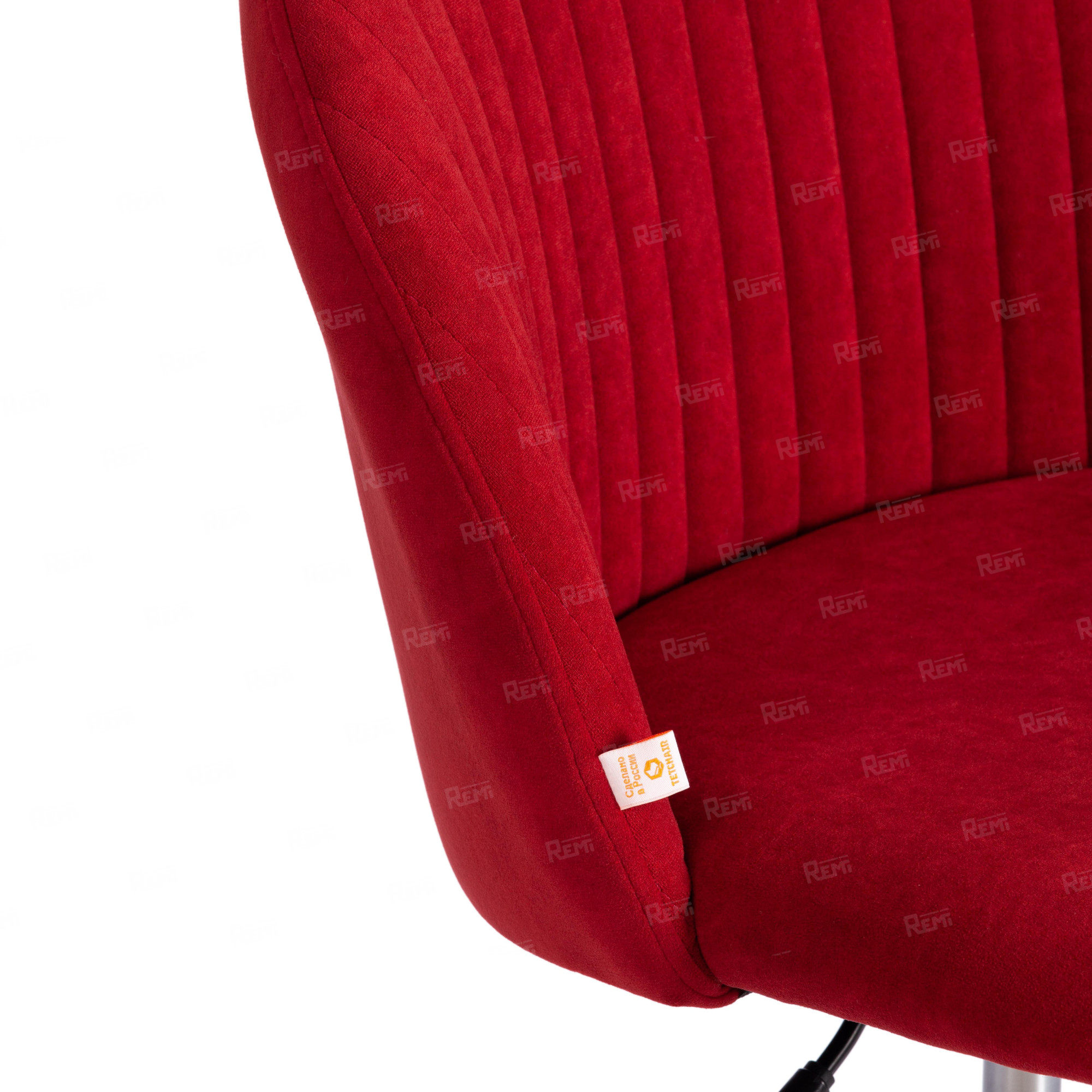 Кресло MELODY Бордовый/Бордовый, Флок (арт. 15058)