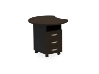 BRL RB088-77х86L Тумба приставная левая 770х860х740 Венге/Черный
