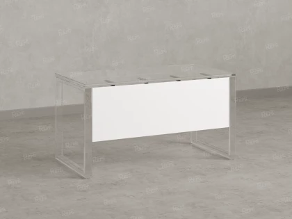 Нижний подвесной ЛДСП экран 1200x16x430 RM202-120x43 Белый