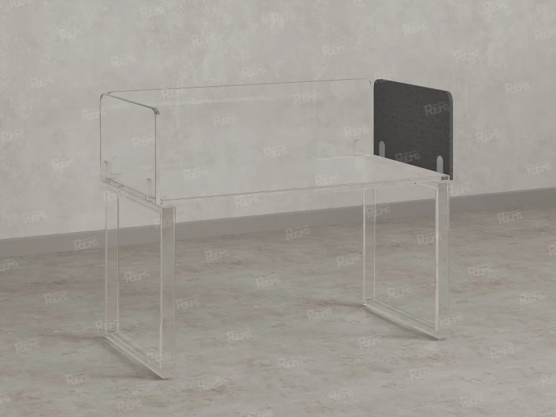 Фронтальный тканевый экран 600x16x400 RM205-60x40 Серый