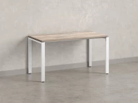 Стол прямой на П-образных опорах 1200x600x750 RM001-12x6 Дуб Маувелла/Белый