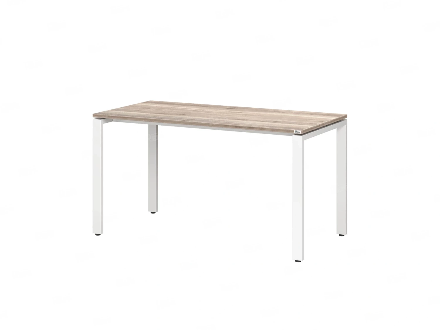 Стол прямой на П-образных опорах 1200x600x750 RM001-12x6 Дуб Маувелла/Белый