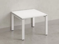 Журнальный стол с полкой 1200x700x550 RM183-12x7 Белый/Белый