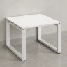 Журнальный стол с полкой 700x800x550 RM182-7x8 Белый/Белый