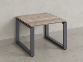 Журнальный стол с полкой 800x700x550 RM182-8x7 Дуб Маувелла/Серый