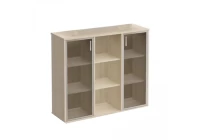 Стеллаж 3 RE170 уровня 121,2x41x115 см Акация светлый/Акация светлый, Серия Еврова | Europe