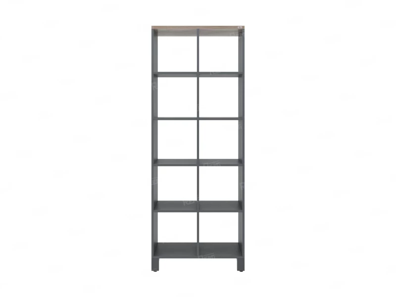 Стеллаж, 10 ячеек 750х370х1980 RM142-75x37 Дуб Маувелла/Серый