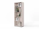 Широкий стеллаж RLG027 700х350х1830 Дуб Молочный, Серия ЛАЙТ | LIGHT