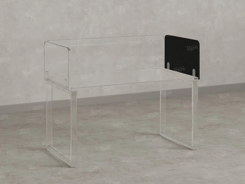 Фронтальный тканевый экран 700x16x400 RM205-70x40 Черный