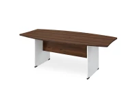 BRL RB006-240х120 Конференц-стол на панельном каркасе 2400х1200х740 Орех Вармия/Белый