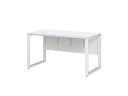 Стол прямой на О-образных опорах, экран ЛДСП 800x600x750 RM006-8x6 Белый/Белый