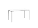 Стол прямой на П-образных опорах 2000x800x750 RM001-20x8 Белый/Белый