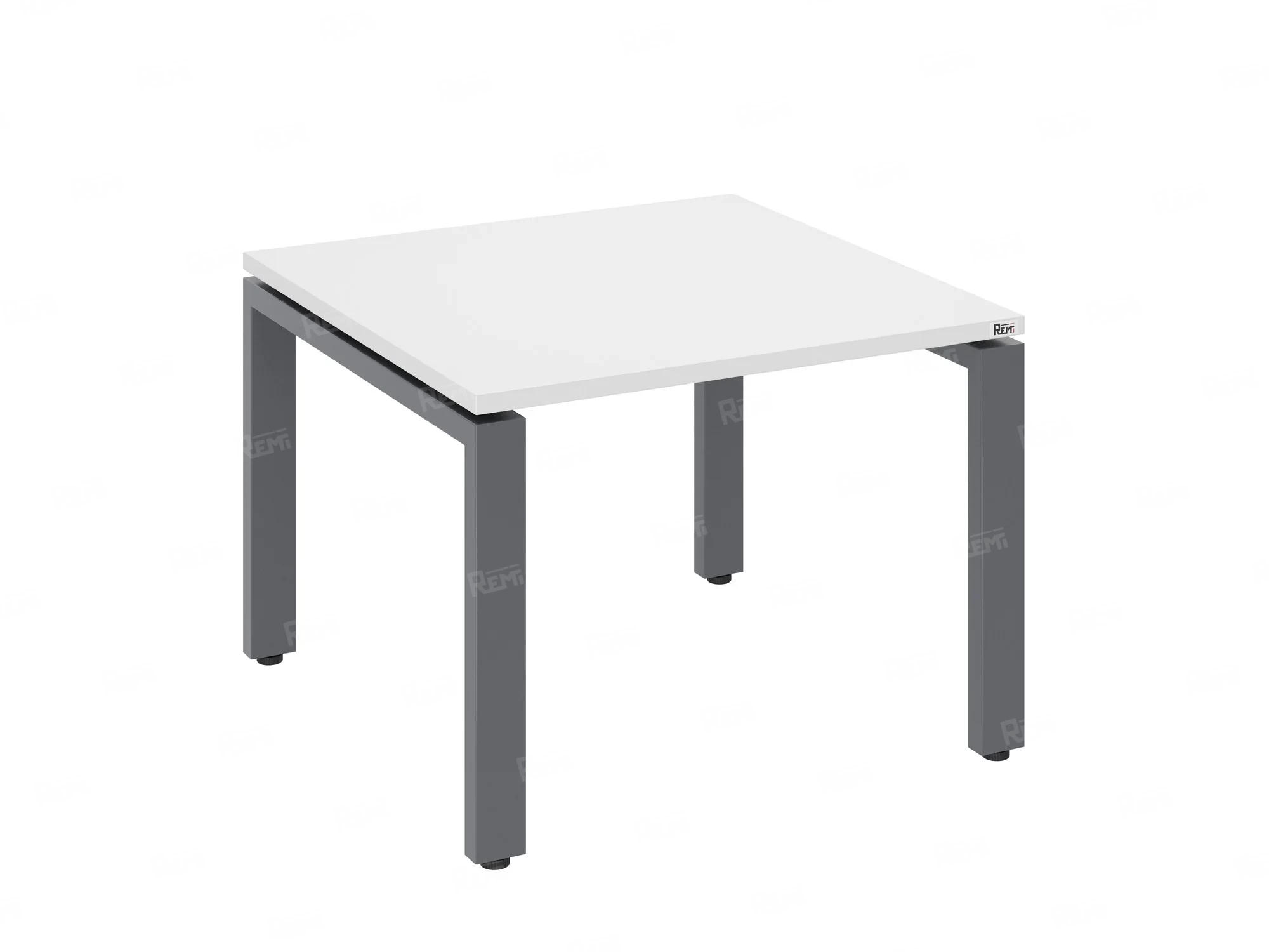 Журнальный стол с полкой 1200x700x550 RM183-12x7 Белый/Серый