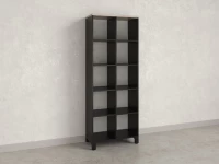 Стеллаж, 10 ячеек 750х370х1980 RM142-75x37 Дуб Маувелла/Черный