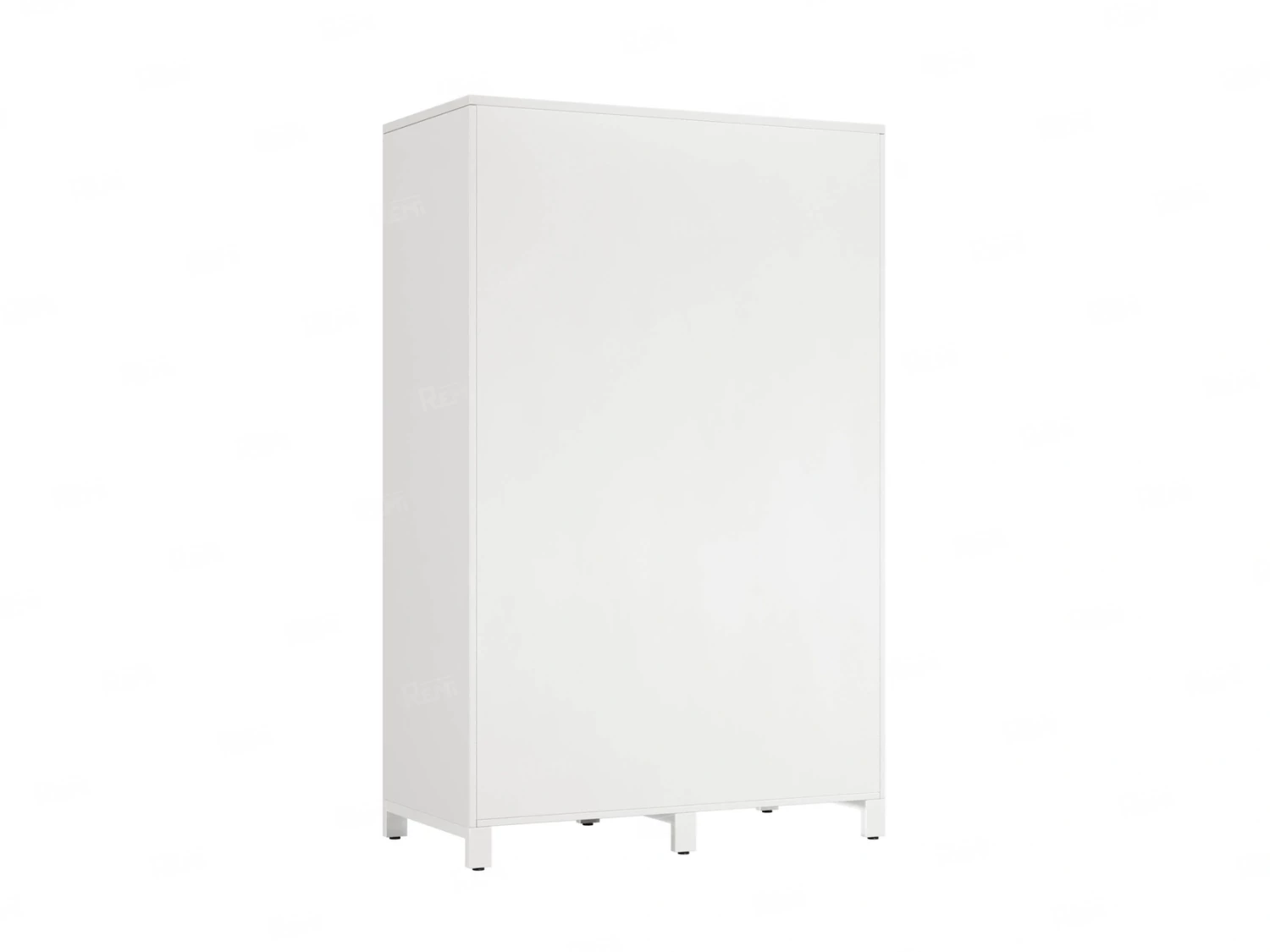 Шкаф-купе, штанга, 1 полка 1200x600x1900 RM163-90x60 Белый/Белый