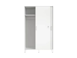 Шкаф-купе, штанга, 1 полка 1200x600x1900 RM163-90x60 Белый/Белый