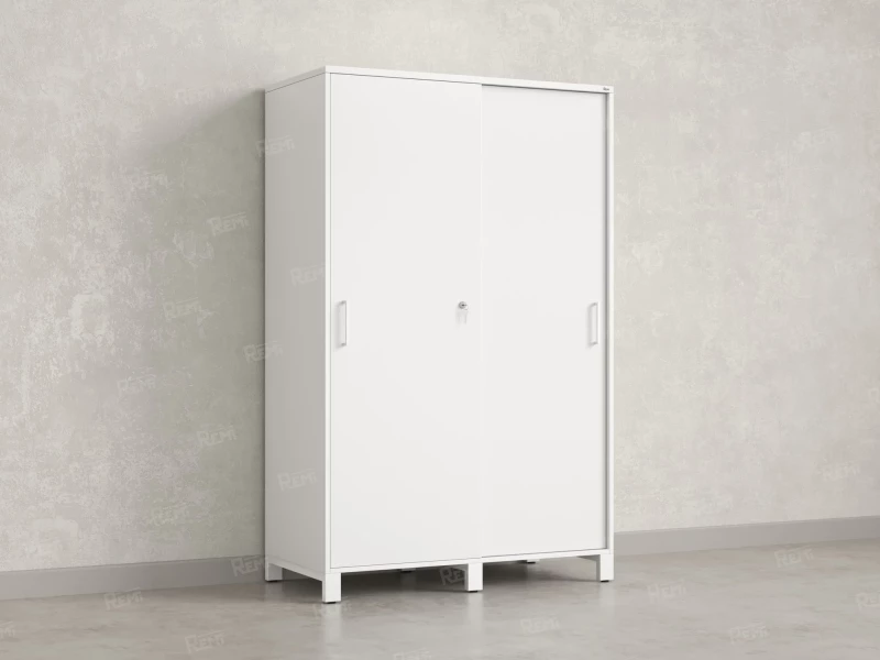 Шкаф-купе, штанга, 1 полка 1200x600x1900 RM163-90x60 Белый/Белый