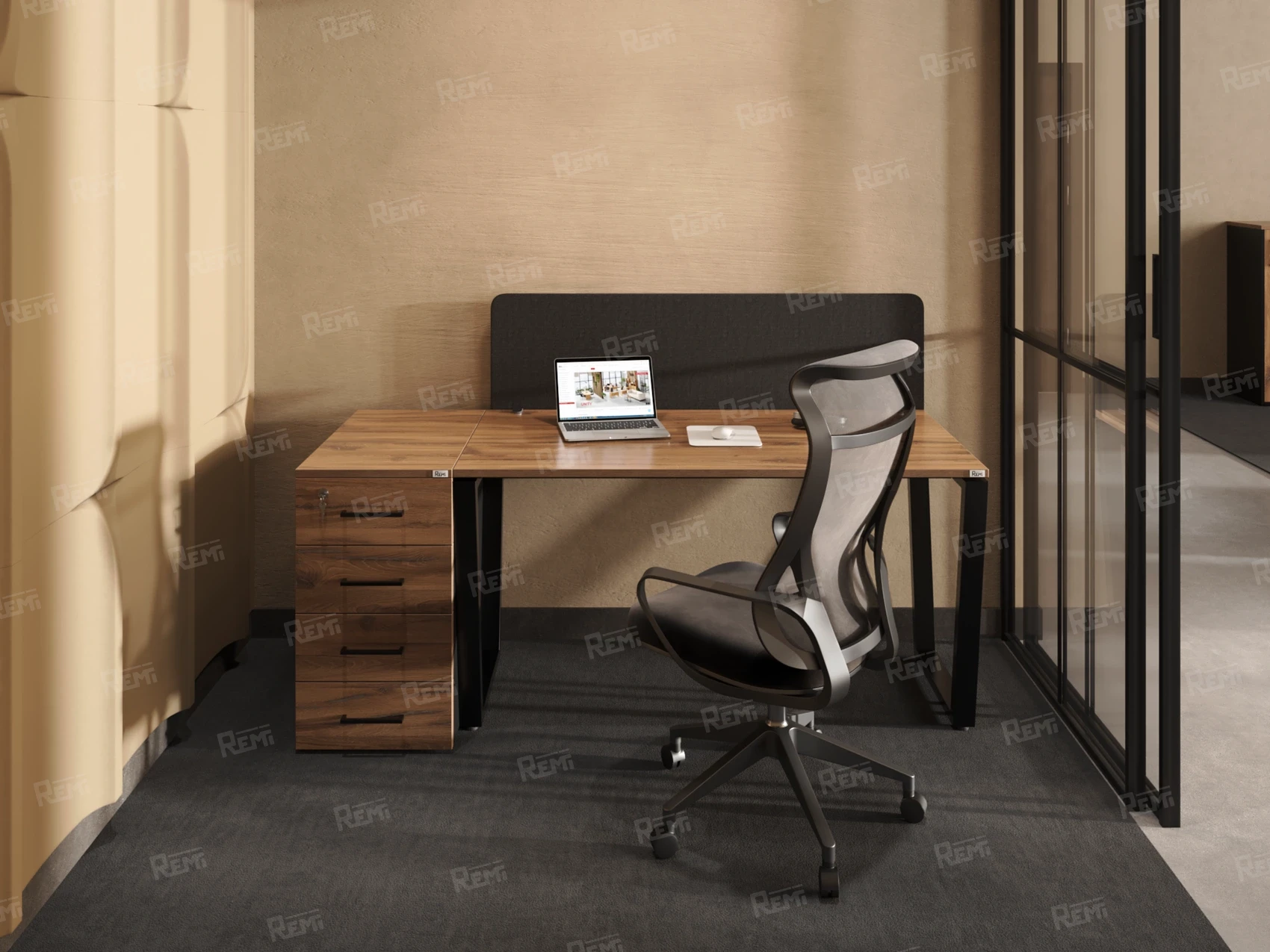 Серия РЕМИ МЕТАЛ | REMI METAL - в цвете: Дуб Юстус/Черный