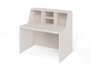 Блок ресепшн RLG068 с полкой 130x90x125 Дуб Молочный, Серия ЛАЙТ | LIGHT