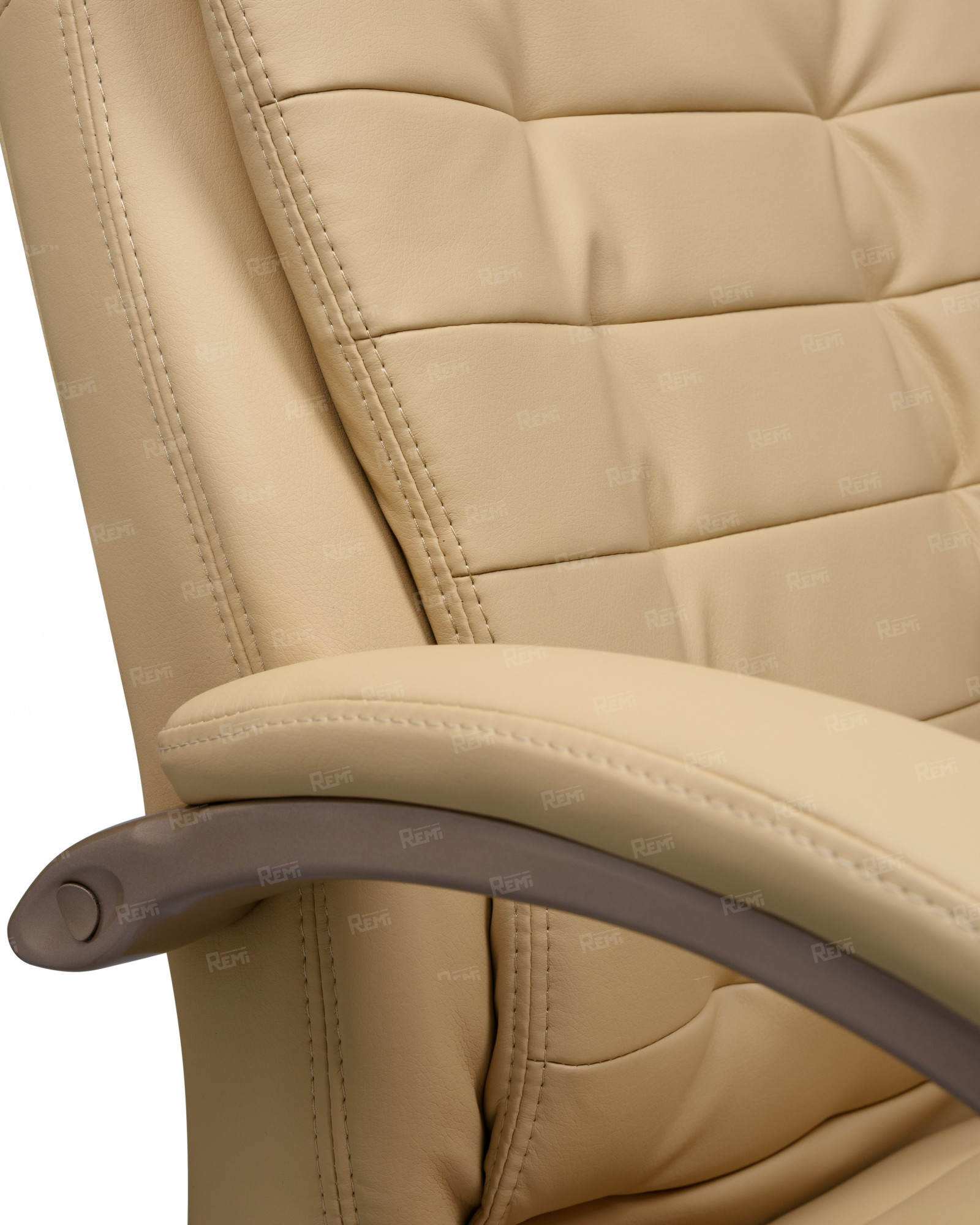 DONALD, Кресло для руководителя, цвет сиденья бежевый, цвет основания черно-бежевый (арт. LMR-106B)