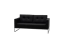 Диван Пан на 2 места цвет Черный