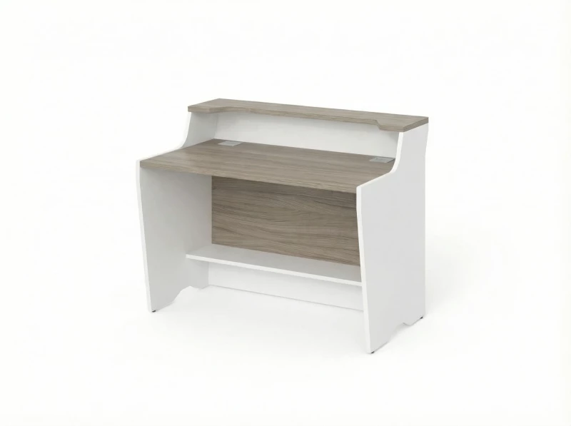 BRL RB081-120х75 Модуль прямой с вырезом, низкий 1200х748х960 Шорвуд/Белый