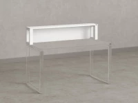 Надстройка для стола 1600x200x300 RM208-160x40 Белый/Белый