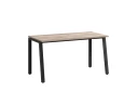 Стол прямой на Л-образных опорах 1200x800x750 RM004-12x8 Дуб Маувелла/Черный